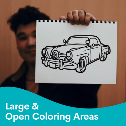 Coloring to Connect: Classic Car Edition