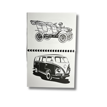 Coloring to Connect: Classic Car Edition