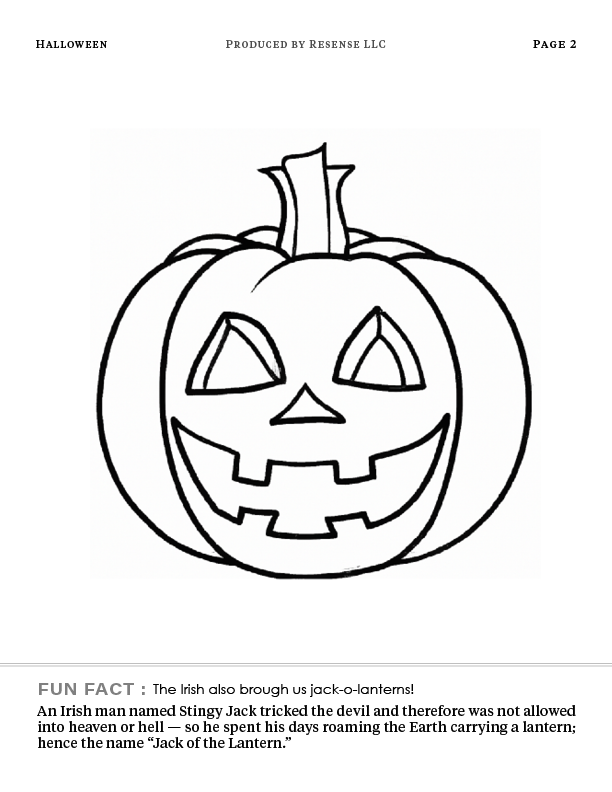 Halloween Dementia Friendly Printable (PDF DOWLOAD)