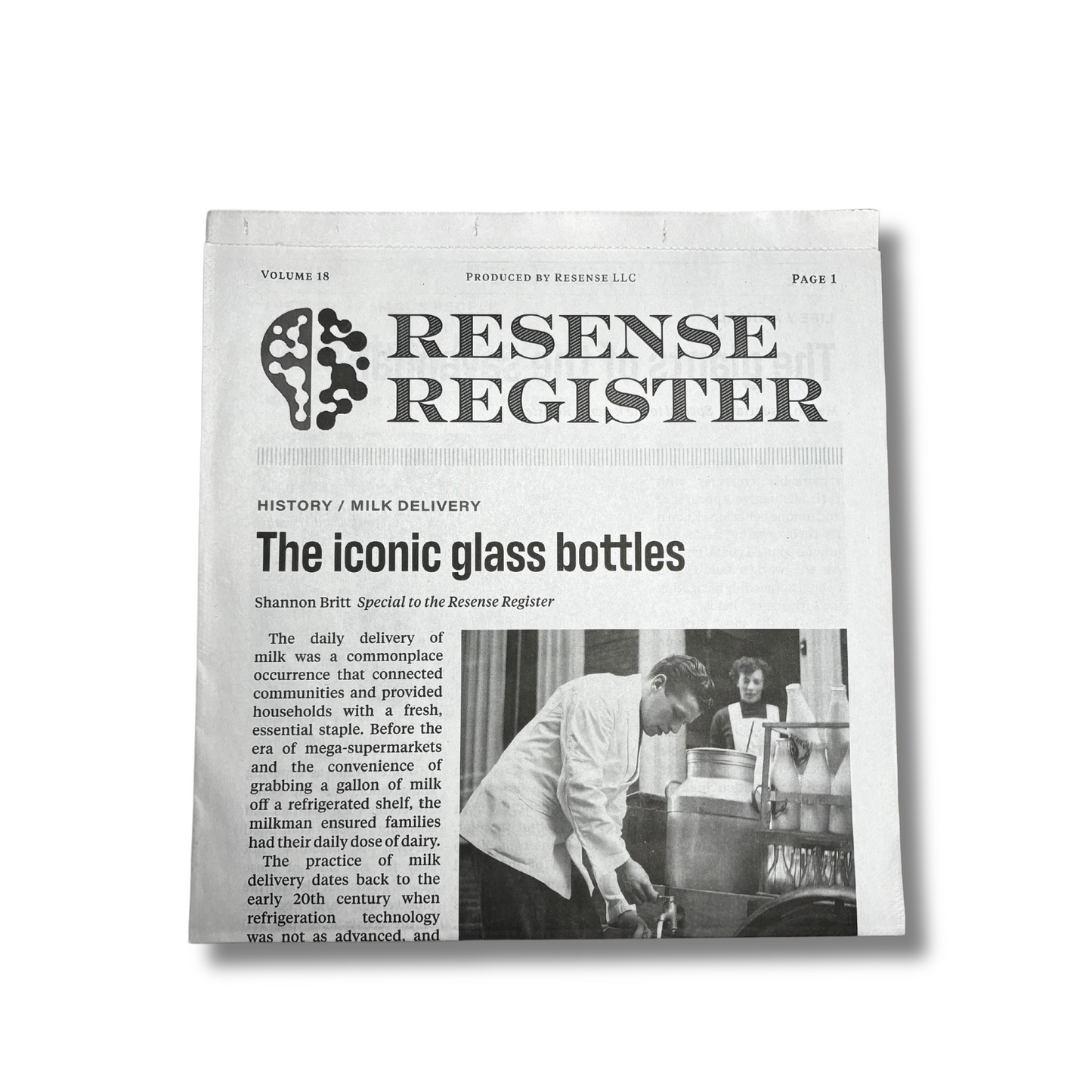 Resense Register: A Dementia-Friendly Newspaper